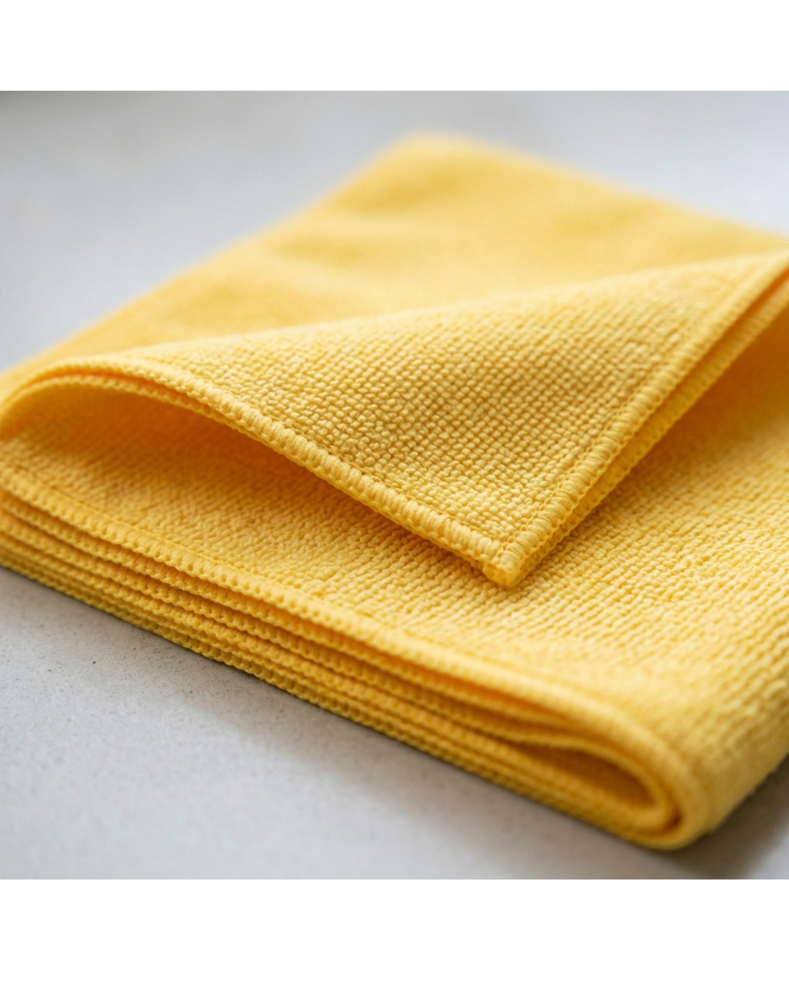 Rovae Detail Cleaning Cloths Yellow 12 x 12 in 10 Pack