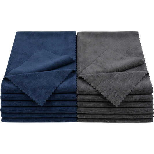 Edgeless Microfiber Detailing Cloths 12 Pack 16 x 16 in 300 GSM - Product view