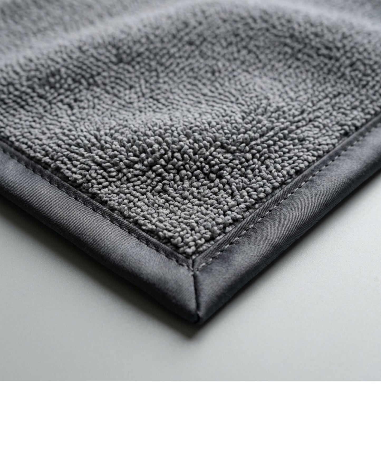 Rovae Twisted-Loop Microfiber Car Drying Towel 90 x 60 cm Gray - Detail view