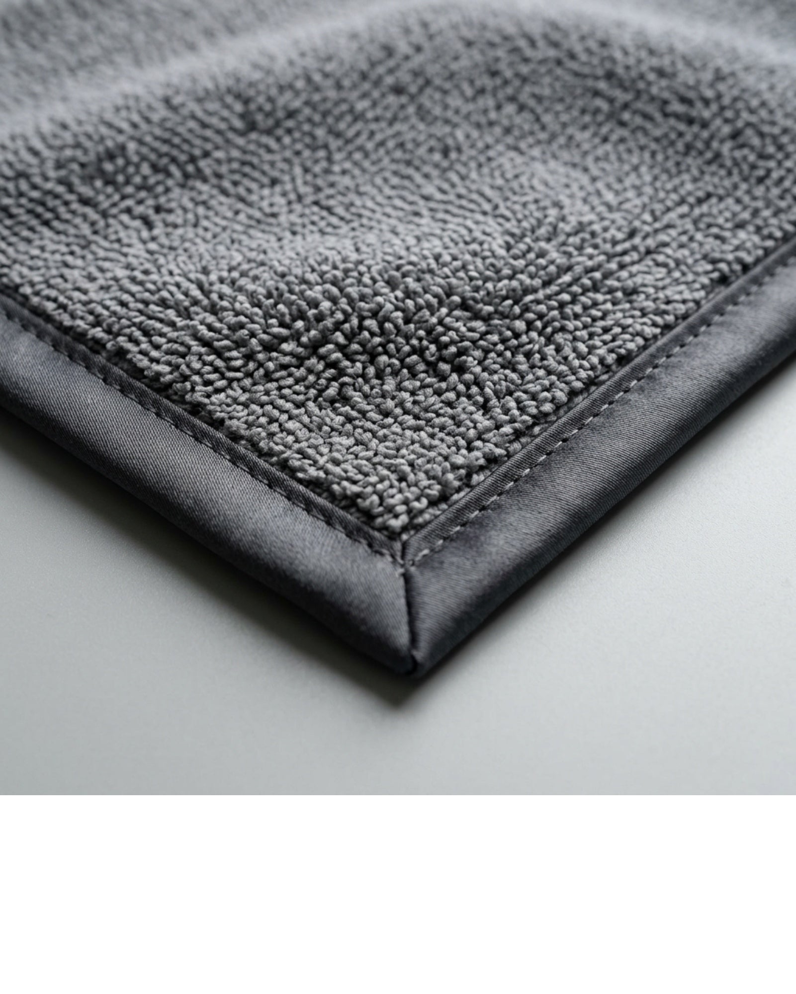Rovae Twisted-Loop Microfiber Car Drying Towel 90 x 60 cm Gray - Detail view