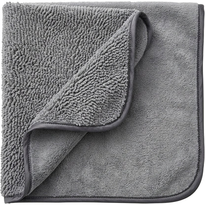 Rovae Twisted-Loop Microfiber Car Drying Towel 90 x 60 cm Gray - Product view