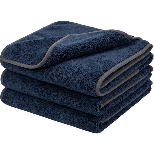 Twisted Loop Microfiber Car Drying Towels 3 Pack 24 x 36 in 500 GSM - Product view