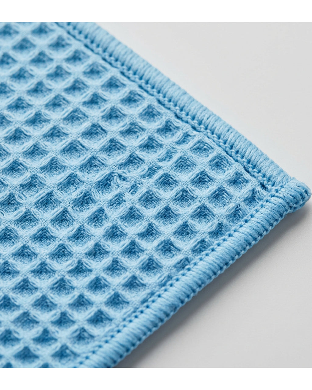 Waffle Weave Microfiber Glass Cloths 6 Pack 16 x 24 in 350 GSM - Detail view
